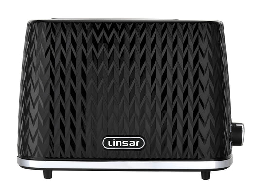 2 Slice Toaster Defrost Reheat Cancel Functions – Black