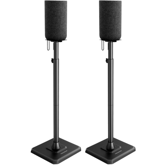 Perlegear Adjustable Speaker Stands – Height Adjustable Max 6kg Pair