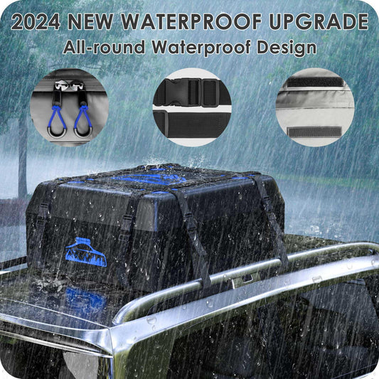 BOYUJK Car Roof Bag 20 Cubic/566 L Waterproof 1000D Car Roof Bag no RRP £70