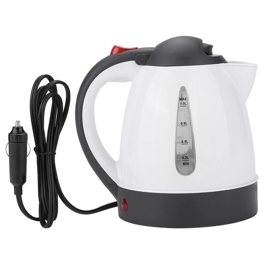 24V Electric Car Kettle 1000ml Car Truck Kettle Travel Kettle