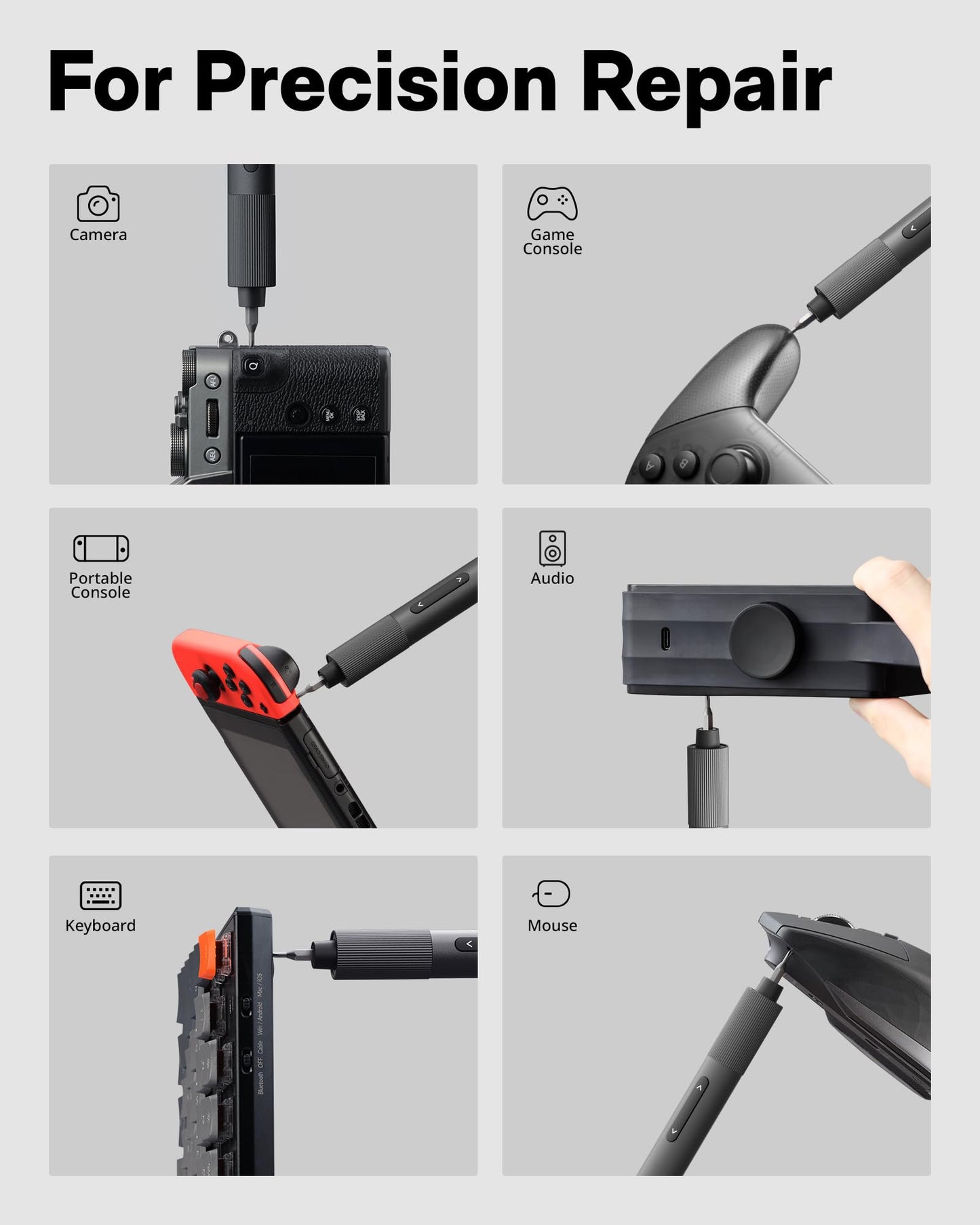 HOTO Electric Precision Screwdriver 25-in-1 Rechargeable Screwdriver RRP £40