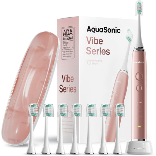 Aquasonic Vibe Series Ultra Whitening Toothbrush ADA Accepted RRP £40