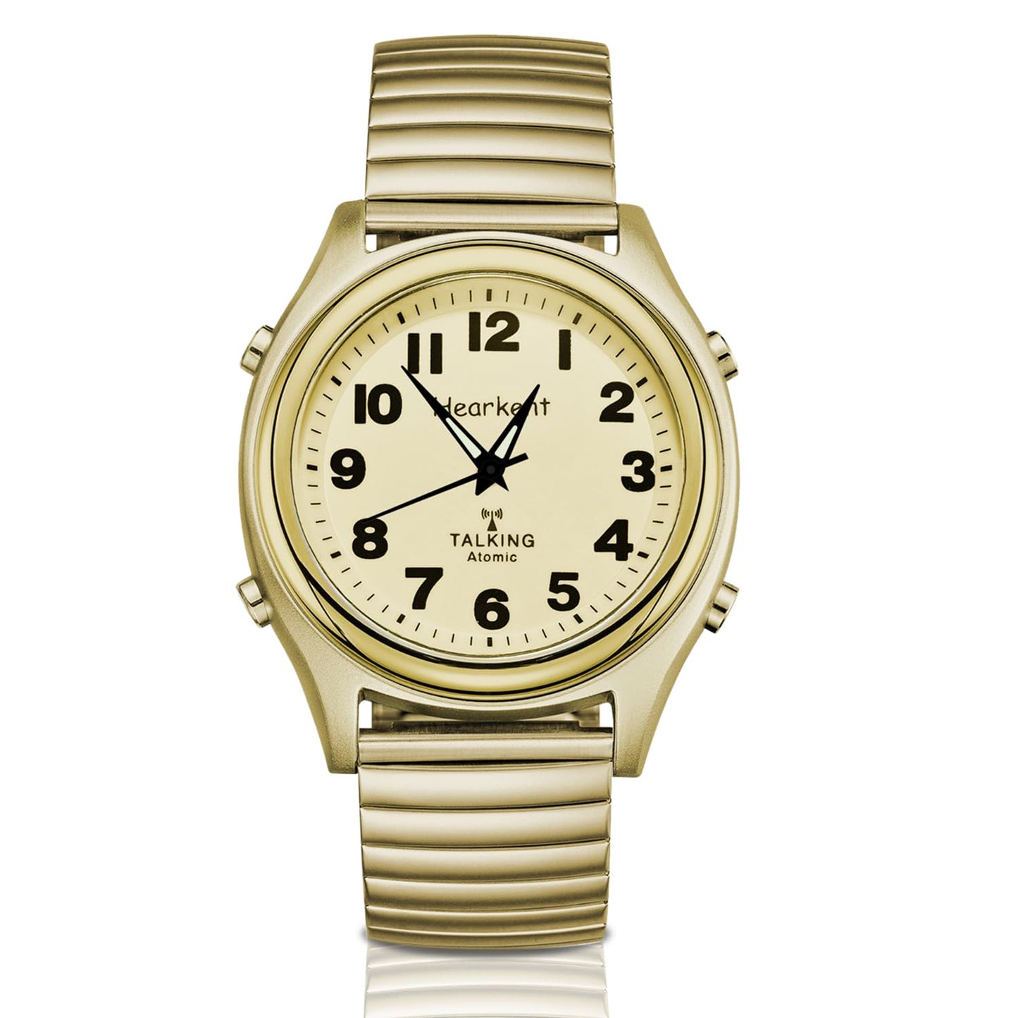 Hearkent Radio Controlled Talking Watch Stainless Steel Expanding RRP £40