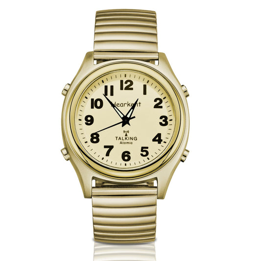 Hearkent Radio Controlled Talking Watch Stainless Steel Expanding RRP £40
