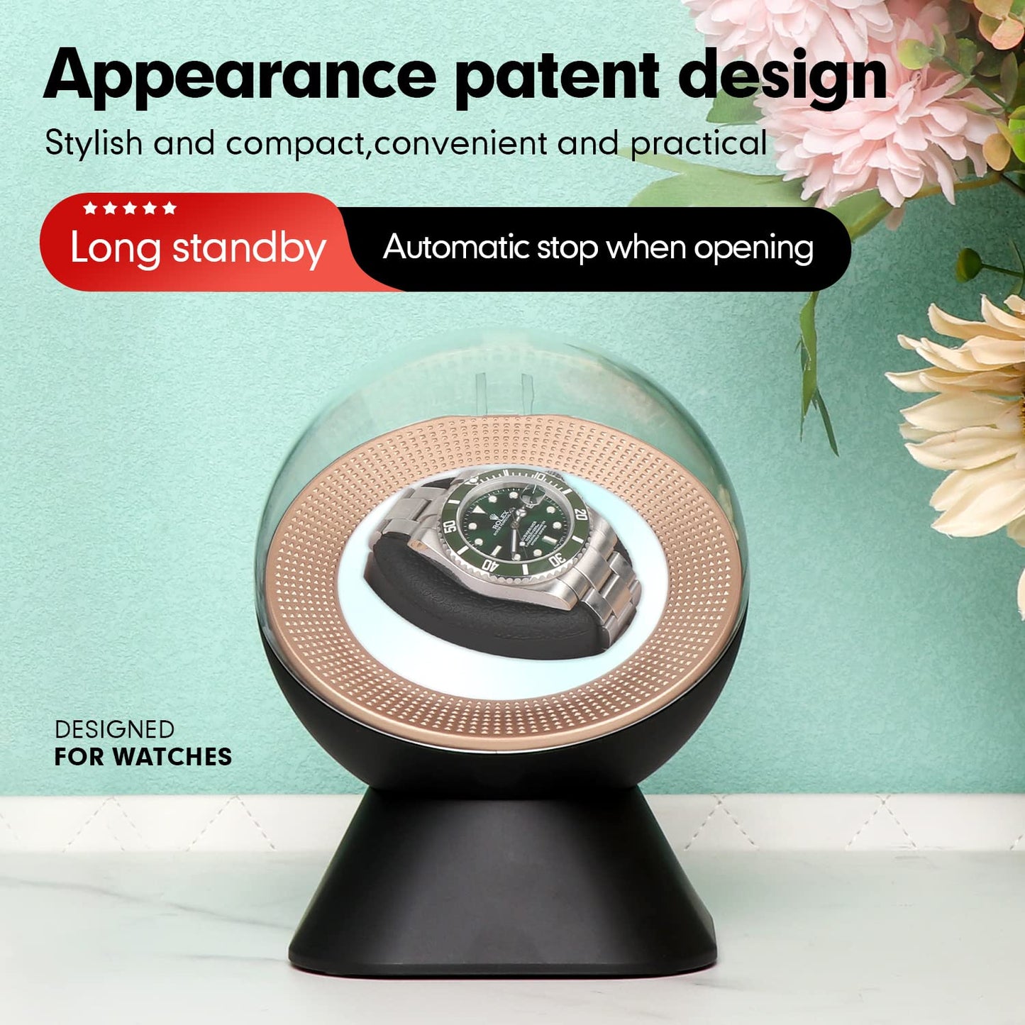 Automatic Watch Winder Rolex Intelligent one-Button Operation