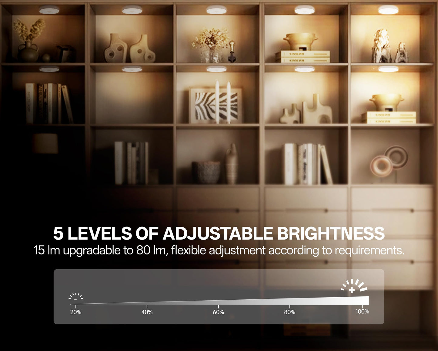 Homelist Rechargeable Motion Sensor Under Cabinet Lights 6 Pack – RRP £50