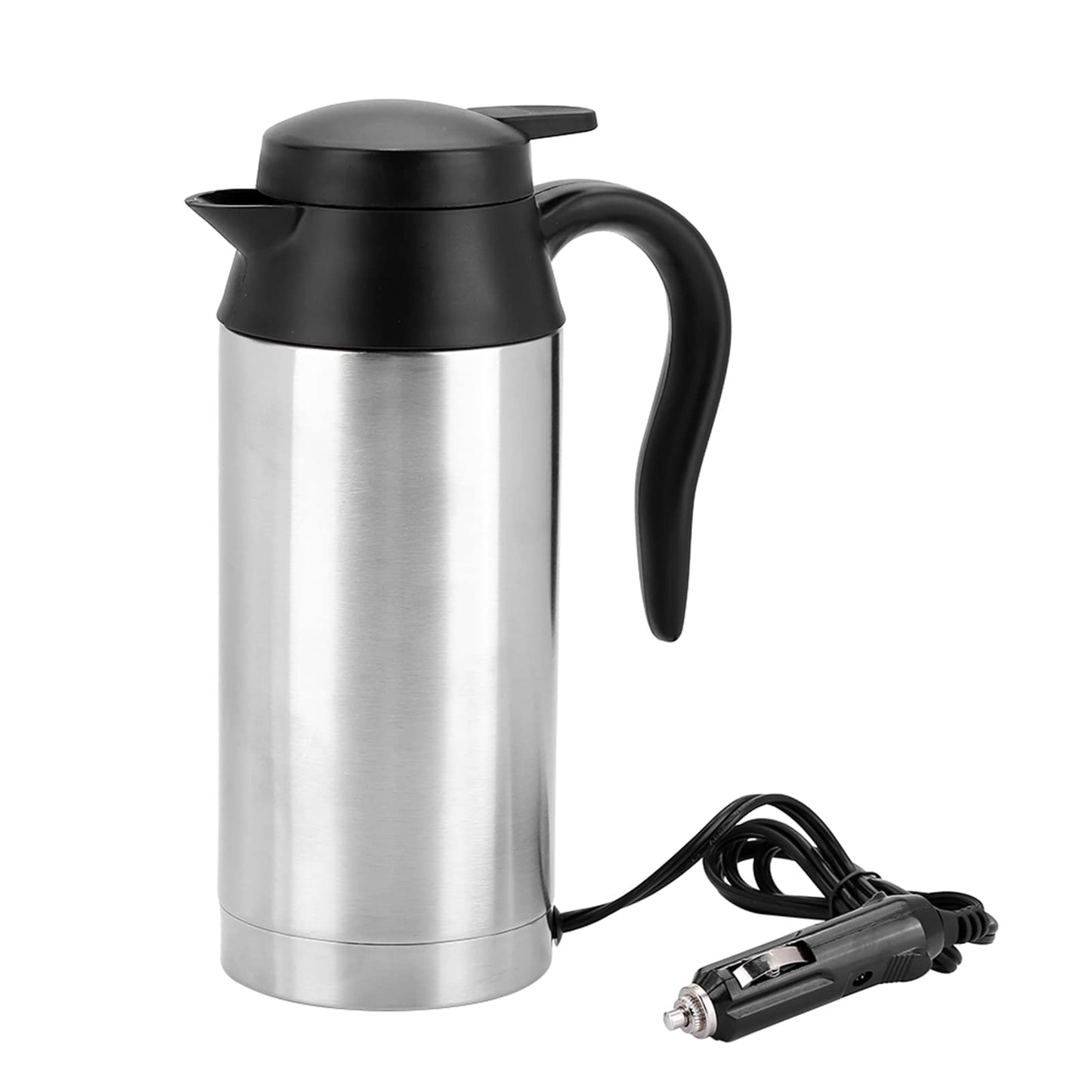 24V Electric Car Kettle 750ml Cigarette Lighter Plug