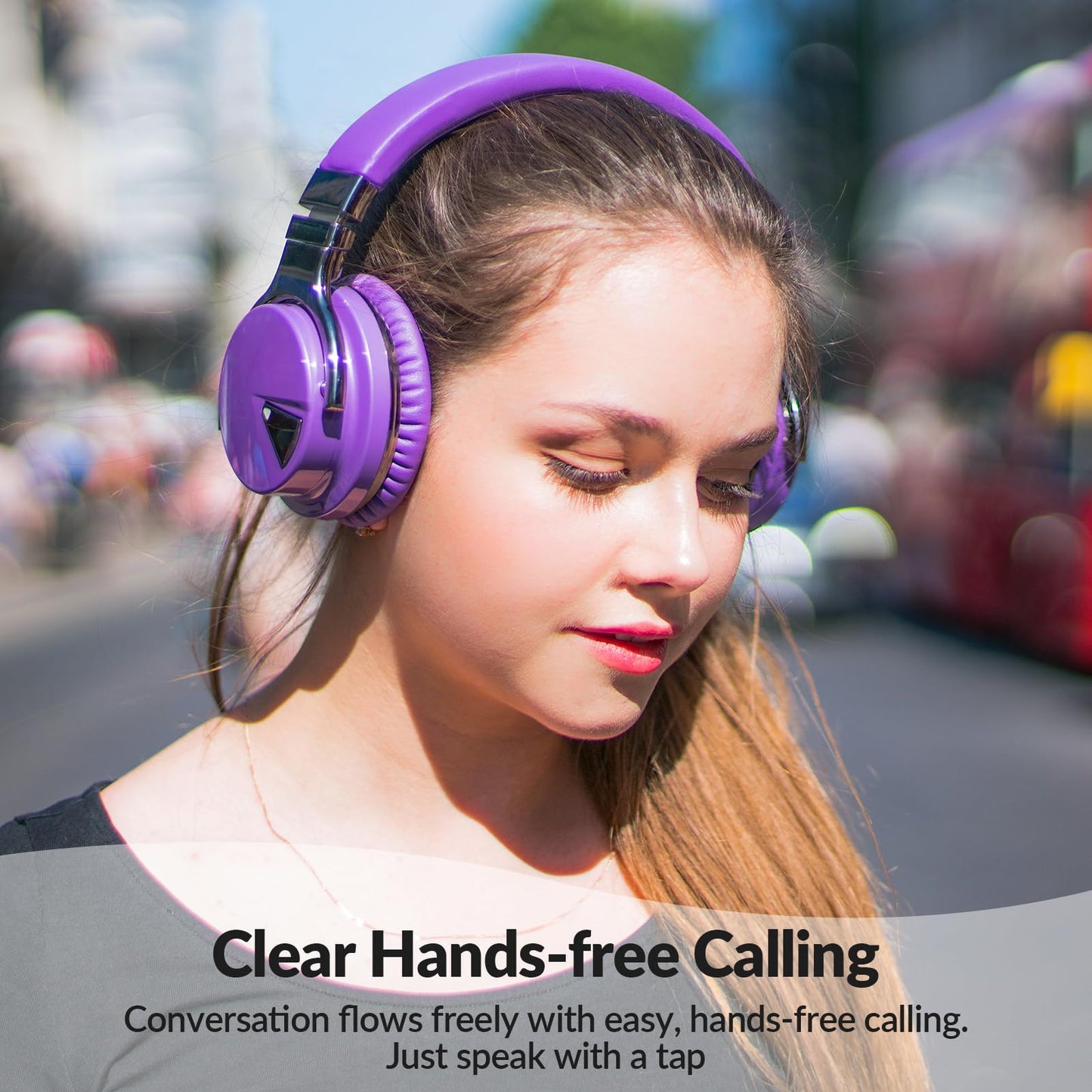 GarageRock E7 Active Noise Cancelling Headphones Bluetooth Headphones RRP £65