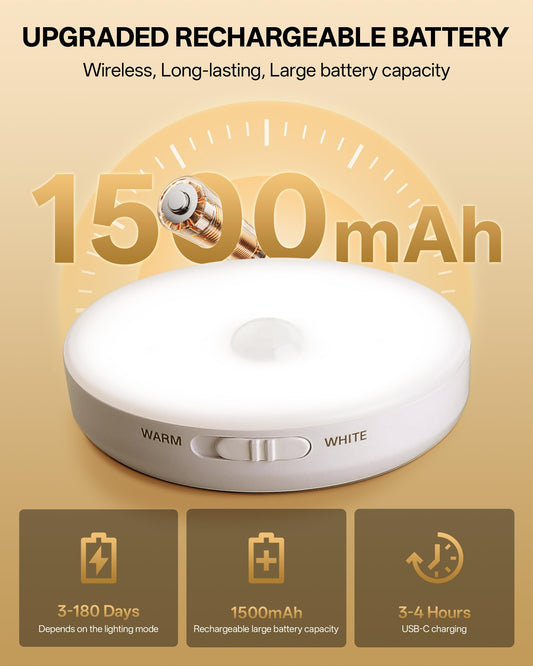 Homelist Rechargeable Motion Sensor Under Cabinet Lights 6 Pack – RRP £50