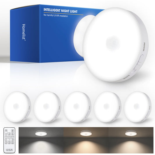 Homelist Rechargeable Motion Sensor Under Cabinet Lights 6 Pack – RRP £50
