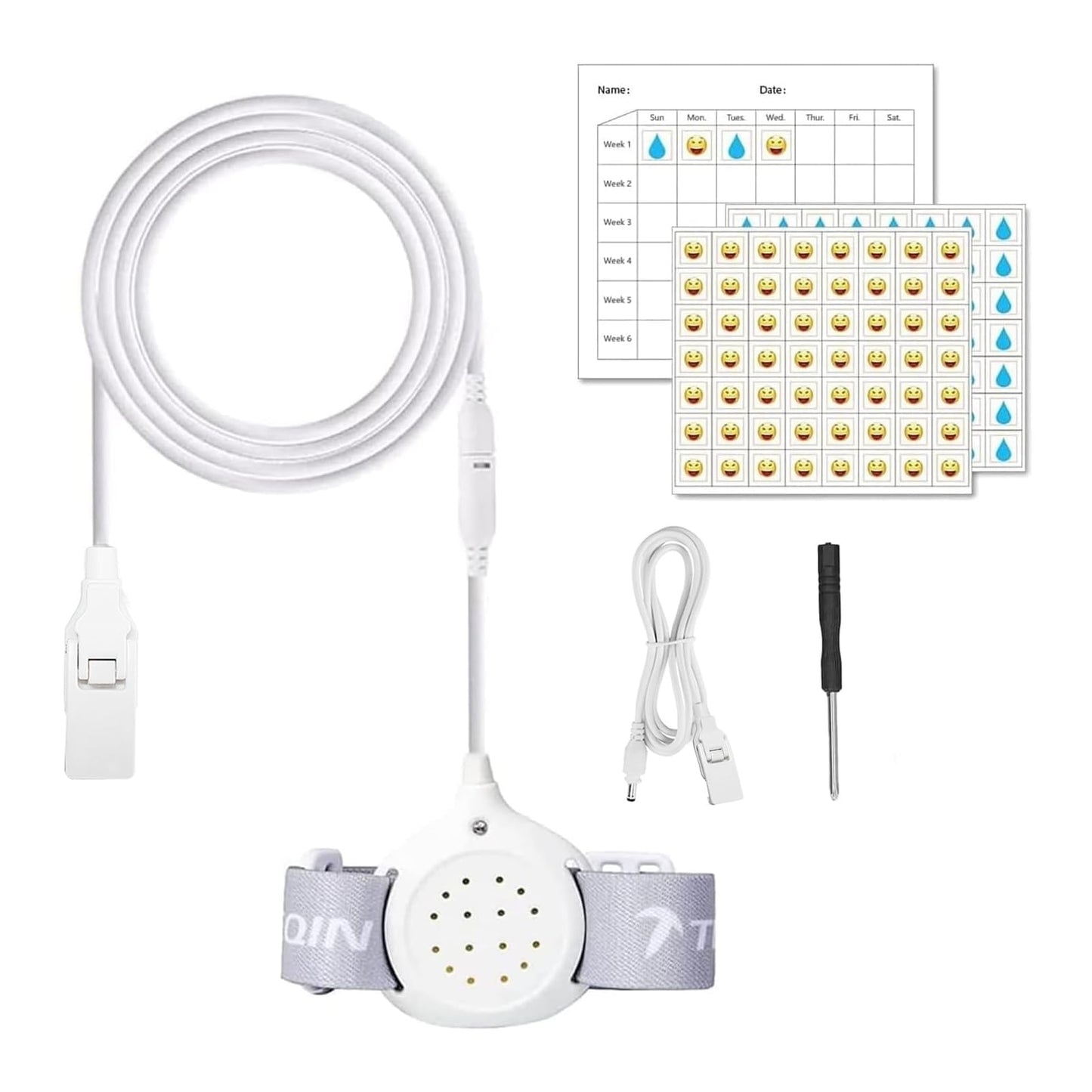 Bedwetting Alarm Kids Sounds Vibration Potty Training Alarm Pee Alarm