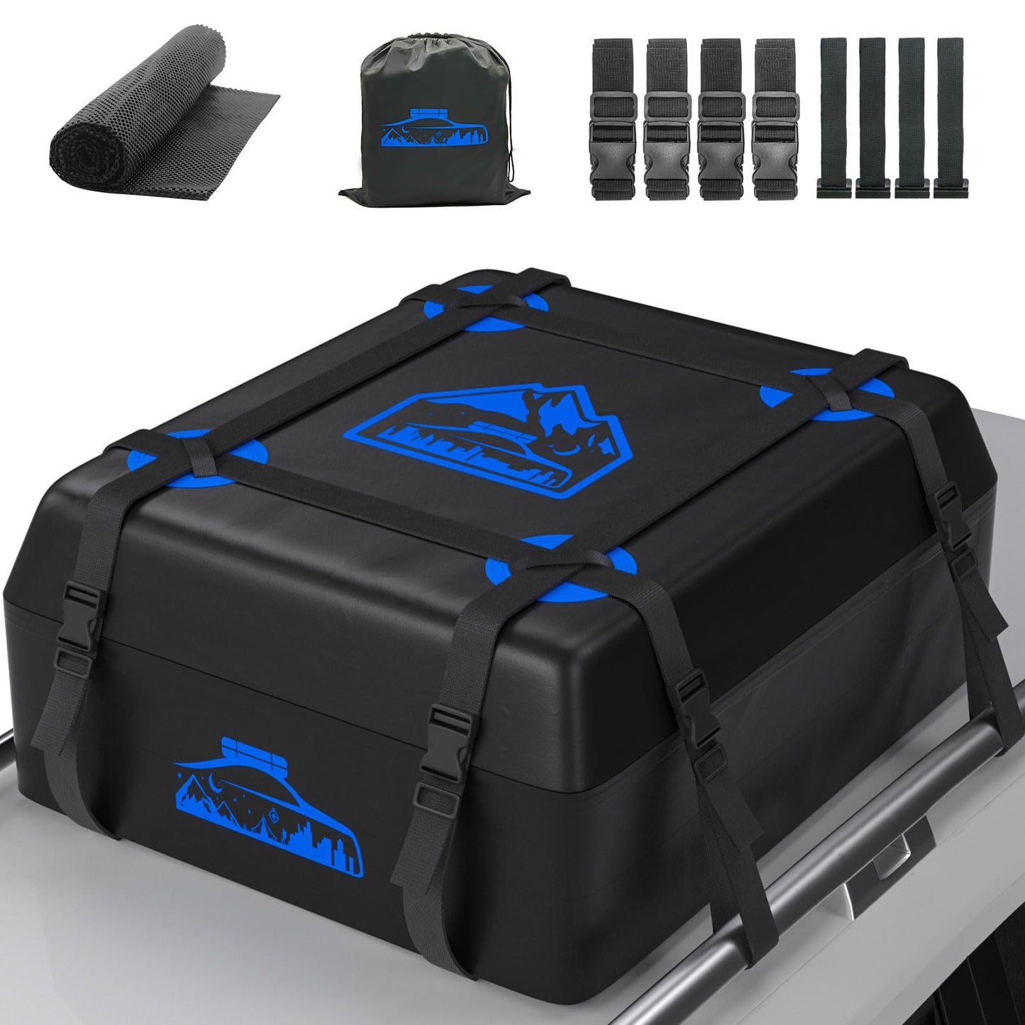 BOYUJK Car Roof Bag 20 Cubic/566 L Waterproof 1000D Car Roof Bag no RRP £70
